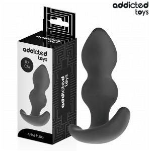 Addicted toys - plug anal silicona talla l 11,7 cm
