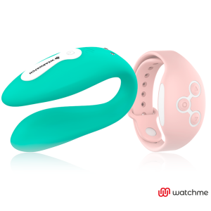 Wearwatch - vibrador dual technology watchme agua marina / rosa