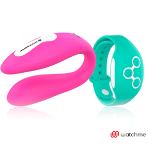 Wearwatch - vibrador dual technology watchme fucsia / agua marina