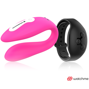 Wearwatch - vibrador dual technology watchme fucsia /azabache