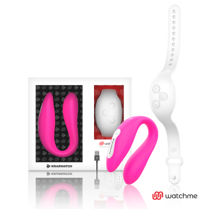Wearwatch - vibrador dual technology watchme fucsia / nÍveo