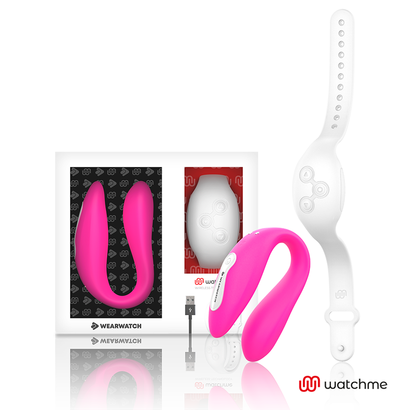 Wearwatch - vibrador dual technology watchme fucsia / nÍveo
