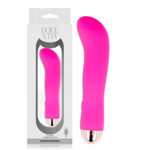 Dolce vita - vibrador recargable two rosa 7 velocidades