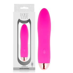 Dolce vita - vibrador recargable four rosa 7 velocidades