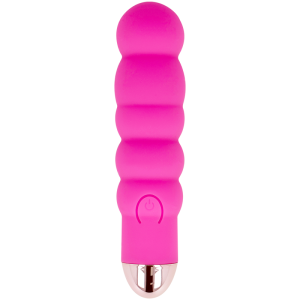 Dolce vita - vibrador recargable six rosa 7 velocidades