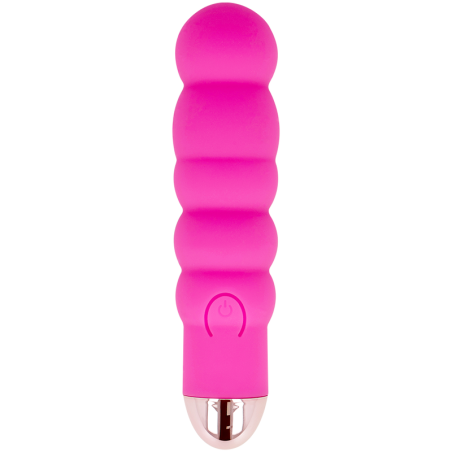 Dolce vita - vibrador recargable six rosa 7 velocidades