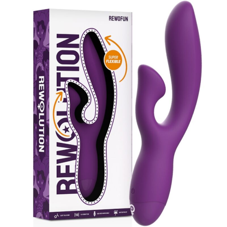 Rewolution - rewofun vibrador flexible con rabbit