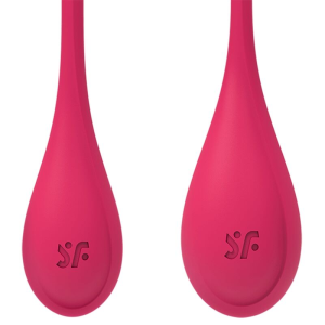Satisfyer - yoni power 1 kit de entrenamiento rojo