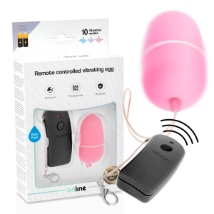 Online - huevo vibrador con mando control remoto rosa
