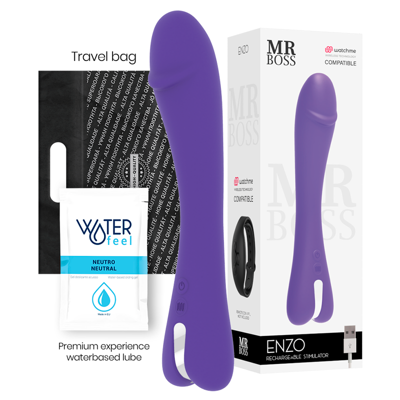 Mr boss - enzo vibrador compatible con watchme wireless technology