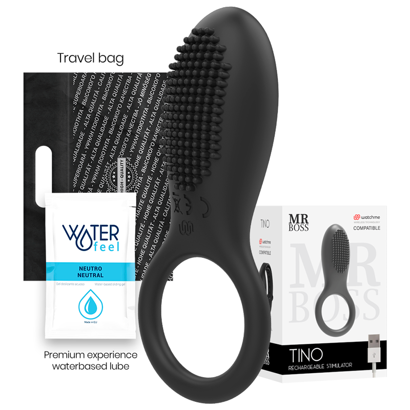 Mr boss - tino anillo estimulador compatible con watchme wireless technology
