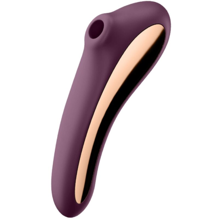 Satisfyer - dual kiss estimulador clitoris purpura