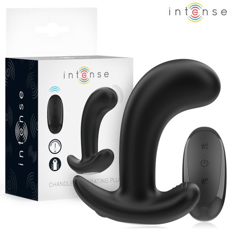 Intense - chandler plug anal 10 vibraciones negro control remoto