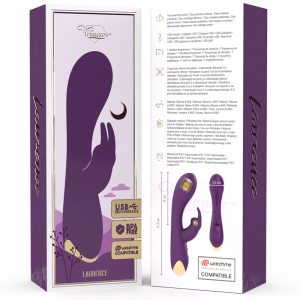 Treasure - laurence rabbit vibrador compatible con la tecnologÍa watchme wireless