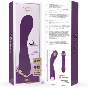 Treasure - hansel g-spot vibrator compatible con watchme wireless technology