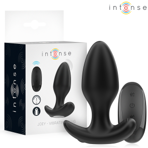 Intense - joey plug anal 10 vibraciones negro control remoto