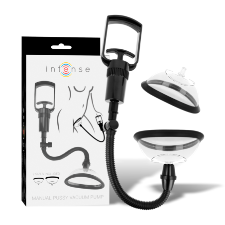 Intense - pump bomba manual vaginal con dos copas intercambiables