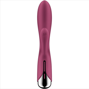 Satisfyer - spinning rabbit 1 estimulacion clitoris y punto g rojo