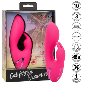 Calexotics - so. cal sushine vibrator rabbit fucsia by california dreaming