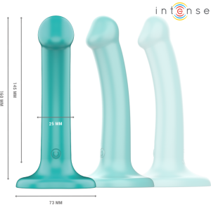 Intense - katie vibrador con ventosa 10 vibraciones azul oscuro control remoto