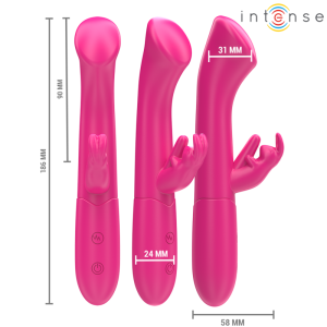 Intense - julieta vibrador rabbit 18,6 cm 10 vibraciones rosa