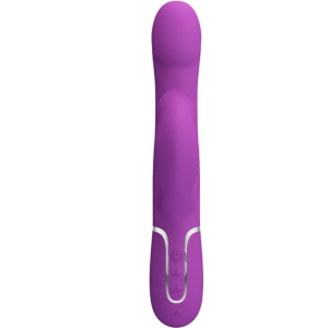 Pretty love - vibrador & estimulador multifunciÓn 4 en 1 morado
