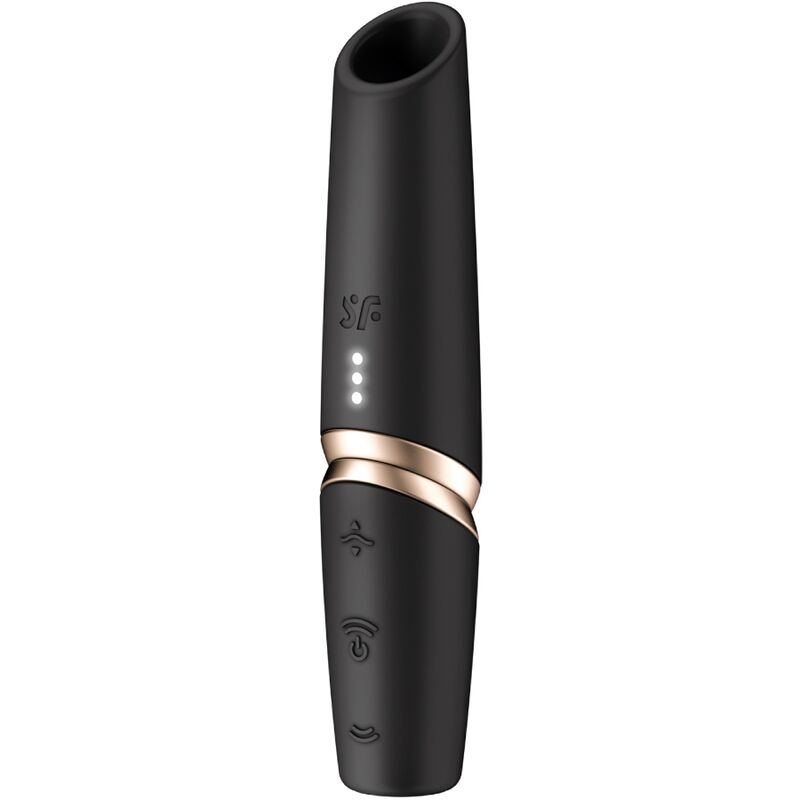 Satisfyer - perfect kiss estimulador clÍtoris por ondas negro / dorado