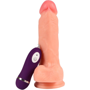 Shequ - iron dragon dildo vibrador con control remoto 17,5 cm