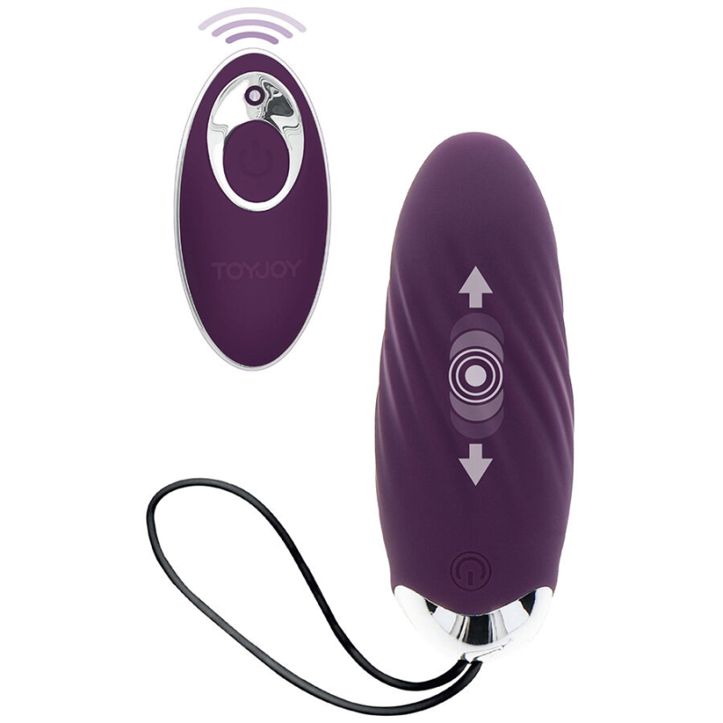 Toyjoy - happiness knock knock eggstavagant vibrador con control remoto morado