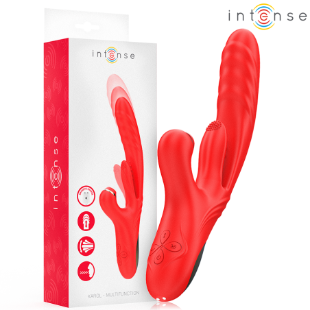 Intense - karol vibrador multifunciÓn empuje & succion & estimulaciÓn
