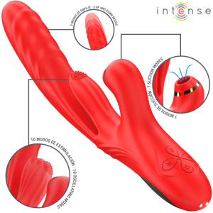 Intense - karol vibrador multifunciÓn empuje & succion & estimulaciÓn