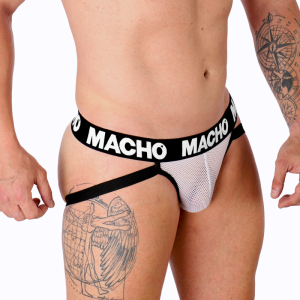 Macho - mx26x1 jock rejilla blanco s