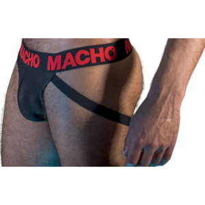 Macho - mx26x2 jock negro/rojo xl