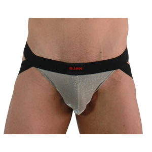 Burn - 001 jock brillante beige / negro s