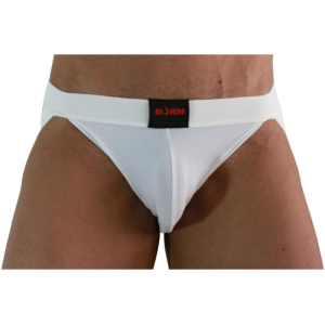 Burn - 007 jock lycra blanco s