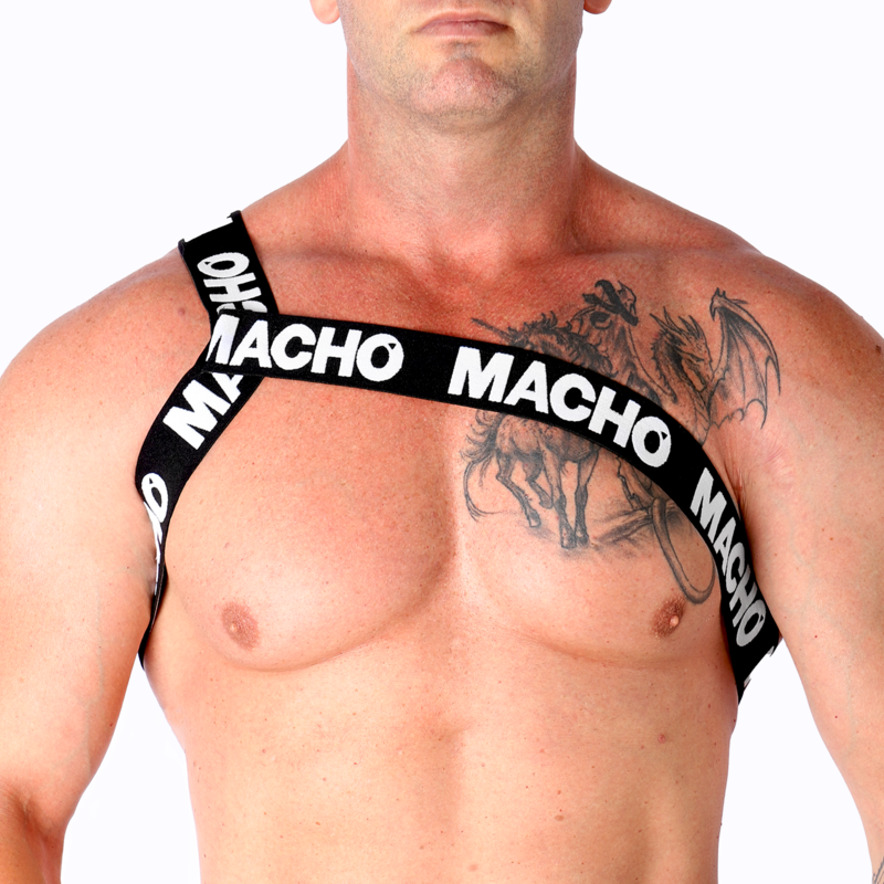 Macho - arnes romano amarillo s/m