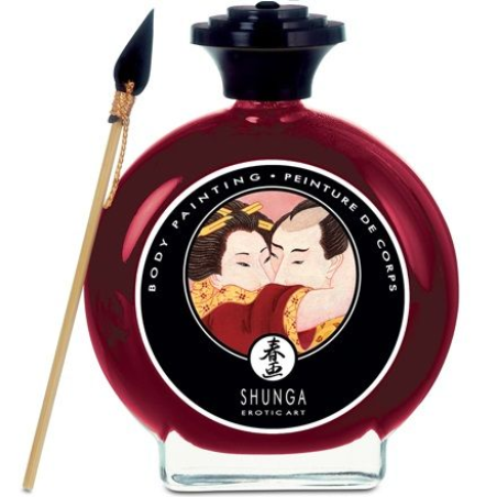 Shunga - pintura corporal de fresas y cava