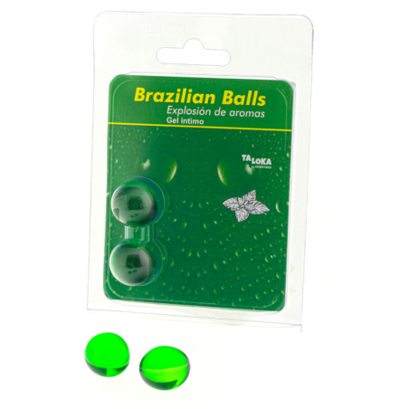 Taloka - brazilian balls gel Íntimo menta 2 bolas