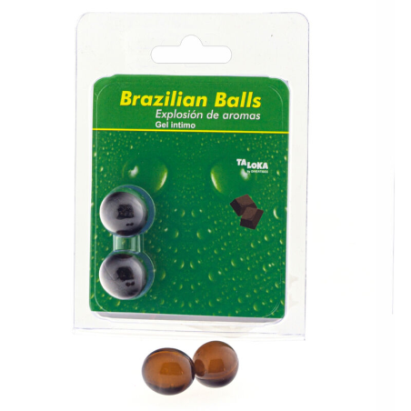 Taloka - brazilian balls gel Íntimo chocolate 2 bolas