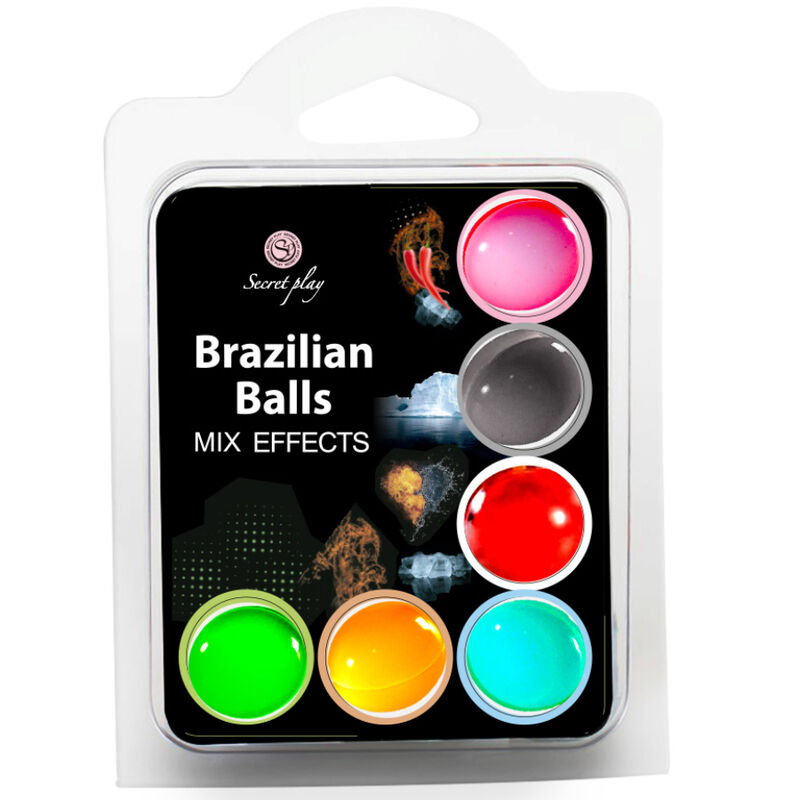 Secret play set 6 brazilian balls mix efectos