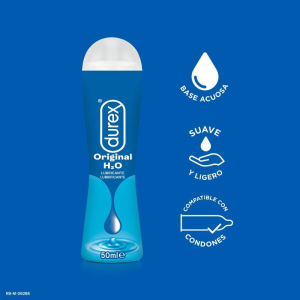 Durex - lubricante durex play natural h2o 50 ml