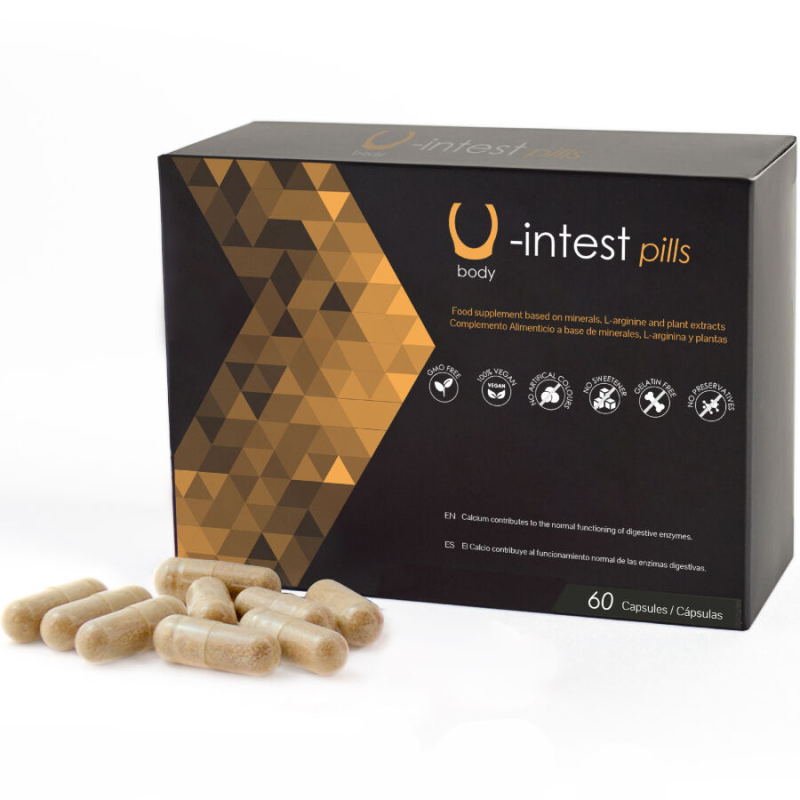 U-intest pills – complemento alimenticio para el cuidado digestivo e intestinal