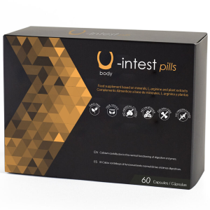 U-intest pills – complemento alimenticio para el cuidado digestivo e intestinal