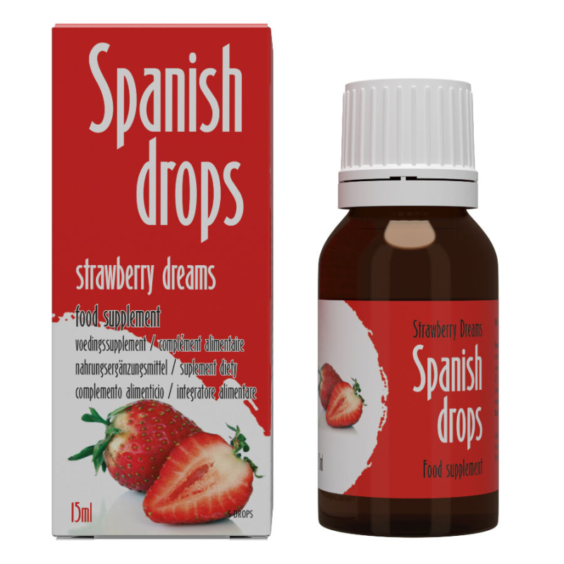 Spanish drops – complemento alimenticio en gotas con sabor a fresa