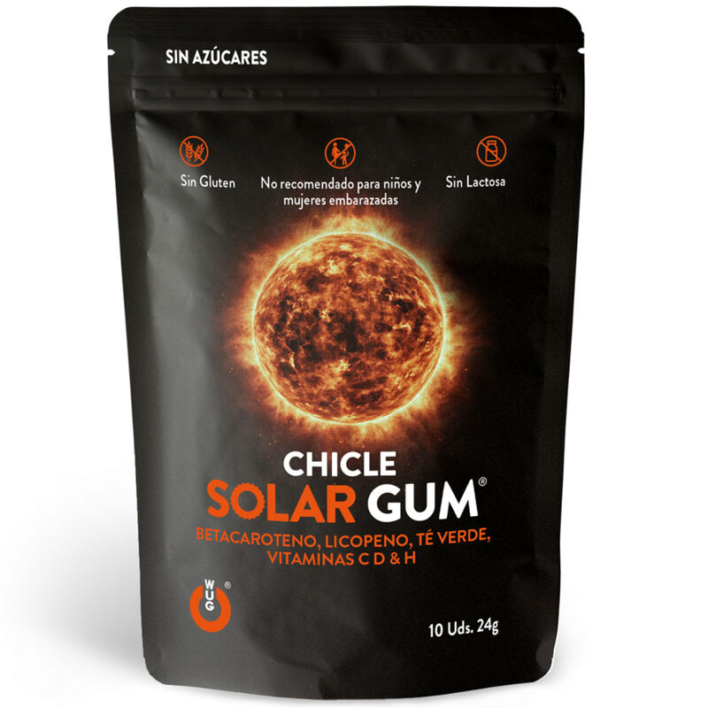 Wug solar gum – el chicle que prepara tu piel para el sol