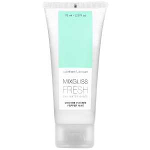 Mixgliss - lubricante base agua efecto frio sabor a menta 70 ml
