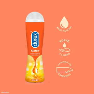 Durex - lubricante durex play efecto calor 50 ml