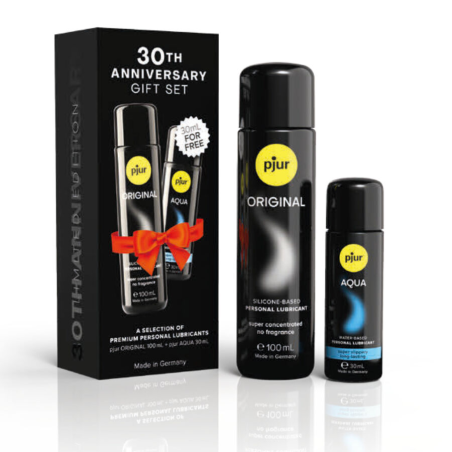 Pjur - set 30th aniversary pjur original 100 ml + pjur aqua 30 ml de regalo