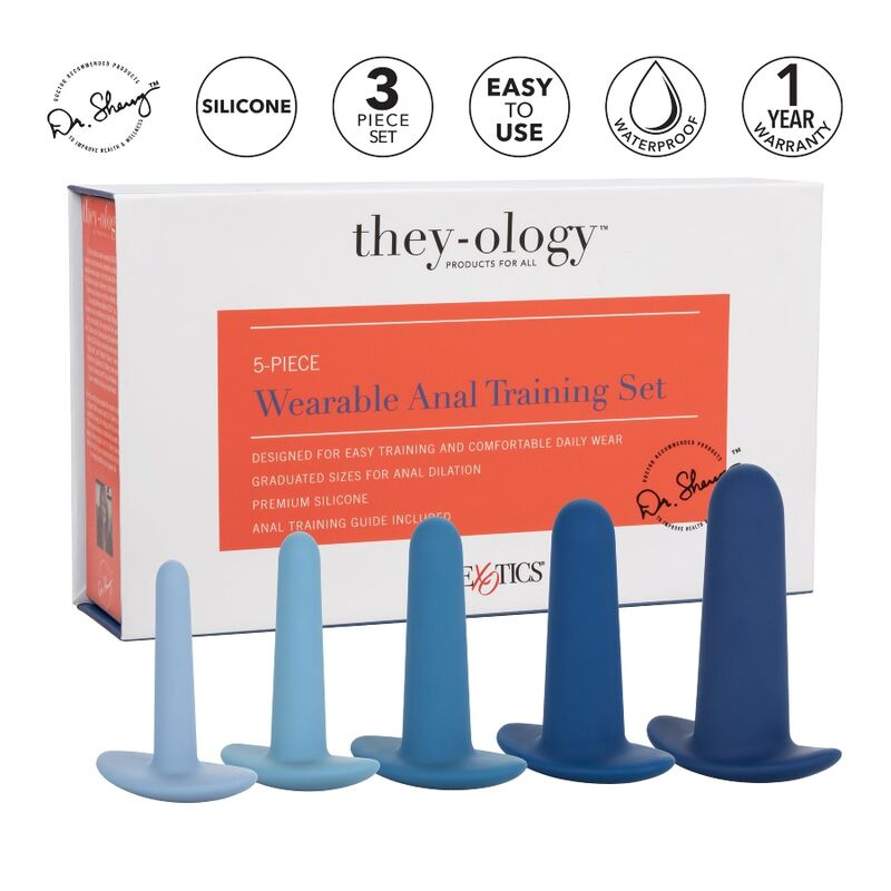 Calexotics - wearable anal training set 5 pieces