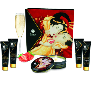 Shunga - kit secret geisha fresas y cava